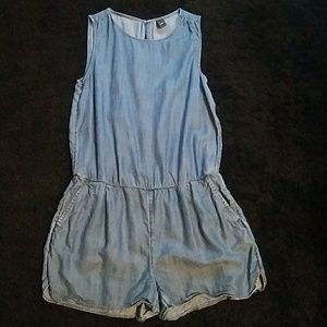 Chambray romper